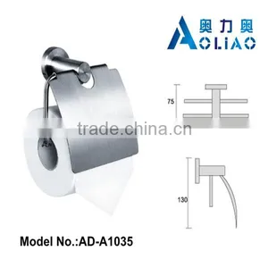 High Quality Faddish Bathroom Accessory Stainless Steel Metal Toilet Paper Holder thumbnail-1