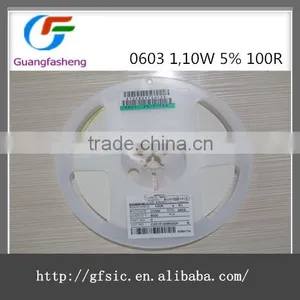 (hot Sale)0603 1,10W 5% 100R thumbnail-1