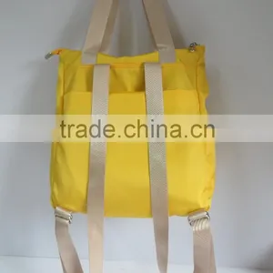 Guangzhou Style Women and Men Yellow Bags Handbag Backpack thumbnail-2