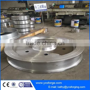 Heat Resistant Electric Ladle Transform Car Wheel Ladle Car Wheel for Steel Transport thumbnail-1