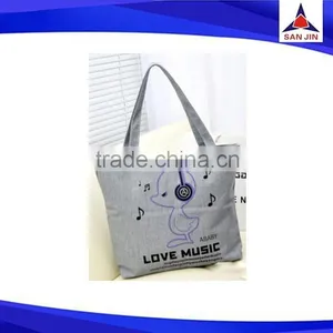 Natural Material With Beautiful Logo Shopping Bag thumbnail-2