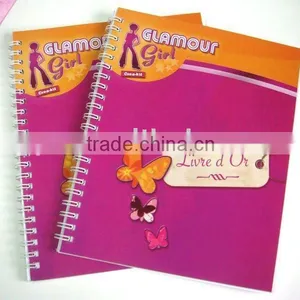 Glamour Girl's Spiral Note Pad thumbnail-1