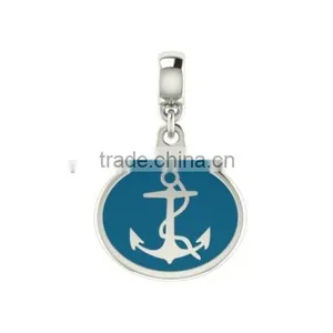 Greek Delta Gamma Anchor Charm Fits All Beaded Charm Bracelets thumbnail-1