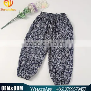 Wholesale Baby Girl Clothes Trousers 2016 New Summer Girl Printed Shivering Pants Lovely Little Girl Pants thumbnail-1