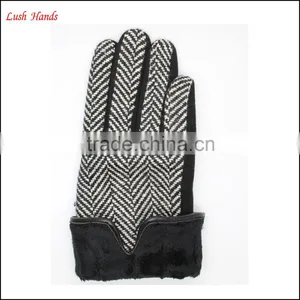 Ladies High-quality Woolen Gloves With Polyester thumbnail-1