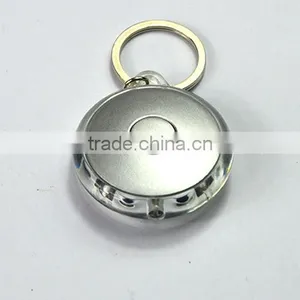 Cheap Round Shaped LED Torch Light Key Chain Worldwide Shipping Wholesaler thumbnail-6