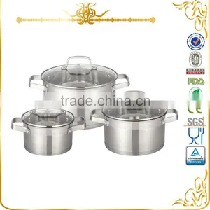 6pcs High Quality Straight Body Stainless Steel Cookware Set-MSF-3941 thumbnail-1