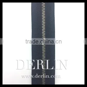 1# 2# 3# Shiny Silver Gold Hanged Plated Polished Euro Teeth Swiss Metal Zipper thumbnail-3