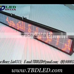 Indoor Single Color Led Illuminated Message Signs Board Led Car Display thumbnail-1
