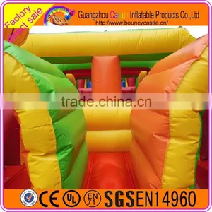 Crazy Jumping Sport for Rental Inflatable Assault Obstacle Game thumbnail-3