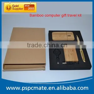 Bamboo Mouse Usb HUB Travel Computer Gift Kit thumbnail-1