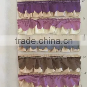 Folded Pleated Satin Trimming for Home Decorative thumbnail-1