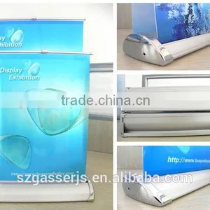 Wide Base Aluminium Advertizing Roller Banner Stand for Advertizing Display thumbnail-2