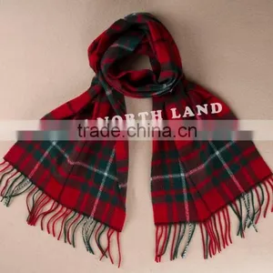 Wholesale Cheap Wool RedTartan Scarf WCS14112218 thumbnail-4