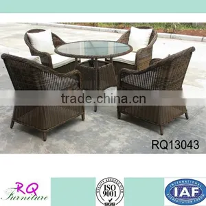 Outdoor Furniture Wicker Chair PE Rattan Alum Frame Rattan Table Sets thumbnail-1
