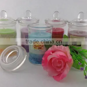 Glass Jar Candle Soy Wax Candle thumbnail-2