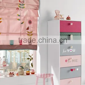 Kids Clothes Toy Storage Wooden Living Room Cabinet With Drawers thumbnail-3