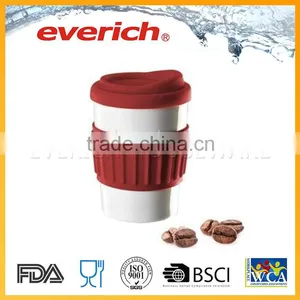 Plain Promotional Ceramic Coffee Mug With Cover thumbnail-1