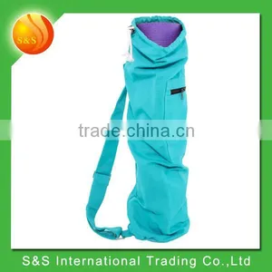 Wholesale Logo Printed Waterproof High Quality Canvas Yoga Mat Bag thumbnail-1