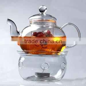 Special Teahouse Warmer Candle Tea Warmer Glass Teaware Gongfu Teaset Tea Set thumbnail-2