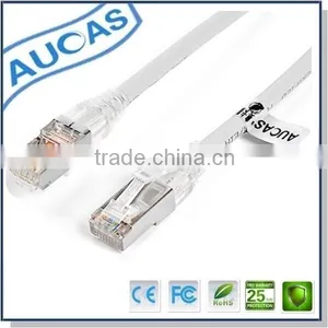 Cat5e UTP White Flat Patch Cable/patch Cord Cable thumbnail-2