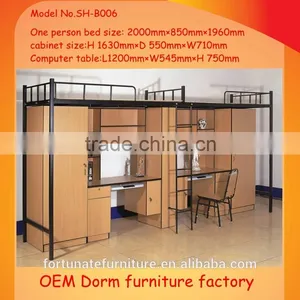Modern University Dormitory Furniture Bed Set thumbnail-1