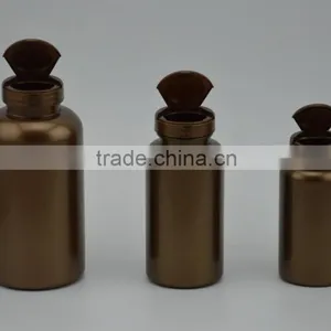 High Quality PET Flip Top Pill Bottle thumbnail-2