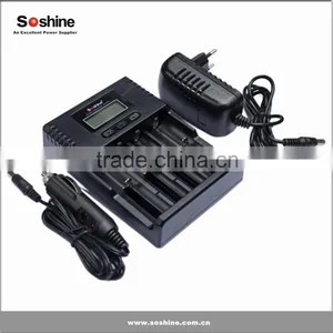 Charger Soshine H4 for 4x 18650, 26650 Rechargeable Batteries thumbnail-2