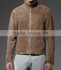 Zipper Suede Jacket thumbnail-1