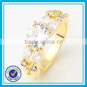 2015 Yiwu Wholesale Korean Fashion Hot Sale Fake Gold Ring 18k thumbnail-1