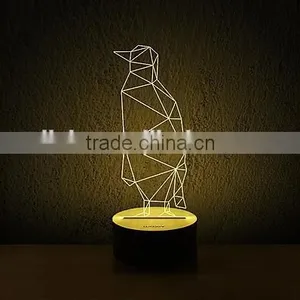 New Model 3D LED Lamp With Temperature Sensing Color Change Function thumbnail-1