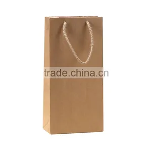 Custom Made Biodegradable Paper Wine Shopping Bags Quality Choice thumbnail-2