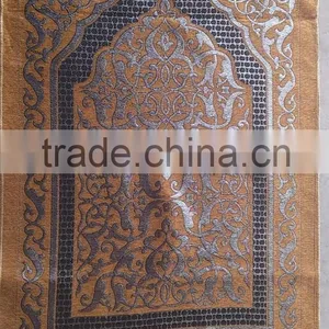 Jacquard 70*110CM Muslim Prayer Rug Mat With Compass thumbnail-6