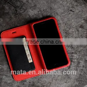 Retro Style Flip PU Leather Case With Card Slot Leather Case For Iphone 6 thumbnail-2