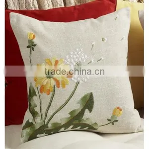 Luxury Embroidery Cushion Cover ,Latest Design Pillow Cover,handmade Embroidery Cushion Cover thumbnail-4