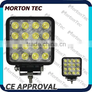 LED Auto Car Head Lamp 10-30V 48W Flood Beam Car Led Mechanics Black Led Work Lamp thumbnail-1