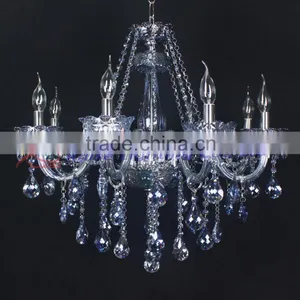 Amber Crystal Chandelier Light thumbnail-4