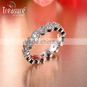 Gemstone Jewelry Diamond Ring Discount Jewelry 925 Silver Ring for Women Made in China thumbnail-2