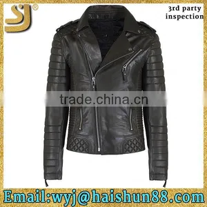 Hot Selling Womens Leather Jackets, Jacket Factory Guangzhou Leather Jacket, Women Casual Leather Jacket thumbnail-4