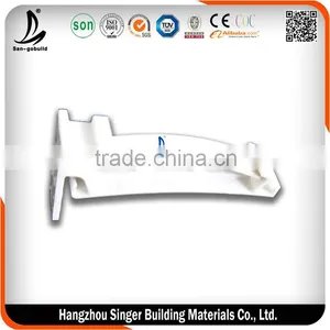 Plastic K-style Logo Printed 5.2'' Rainwater Drainage PVC Square Gutter thumbnail-2