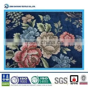 100% Inherently Flame Retardant Floral Textile for Hotel thumbnail-6