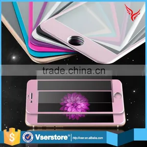 2016Full Cover Granular 9H Hardness Tempered Glass for Iphone6 6s 0.33mm Carbon Fibre Color Tempered Glass Screen Protector thumbnail-5