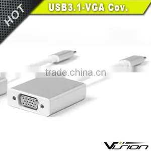 Vision New Product High Speed USB3.1 to VGA Adapter for Mac. thumbnail-4