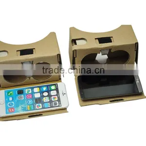 Cardboard 3d Video Glasses Virtual Reality vr Box 3D Videos With Headband thumbnail-4