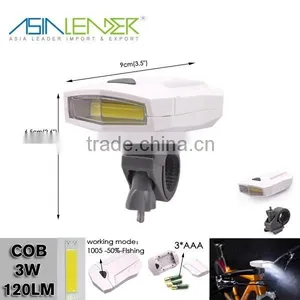 Professional Lighting Products BT-4868 100%-50% Lighting-Flash ABS 3W COB Bicycle Light LED thumbnail-2