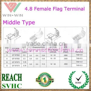 4.8 Female Flag Terminal Middle Type thumbnail-1