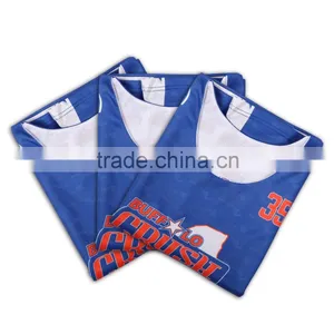 Custom Made Cool Lacrosse Jersey , Cheap Custom Lacrosse Pinnies thumbnail-5
