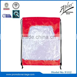 Promotional Transparent PVC Beach Drawstring Bag Gift Ideas thumbnail-6