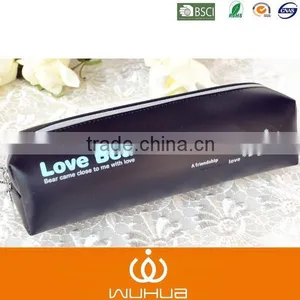 2015 New Classic Black pu Roll Design Plain Pen Case thumbnail-1