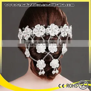 Knitted Hair Bands With Flower Girl Hair Bands for Women thumbnail-1
